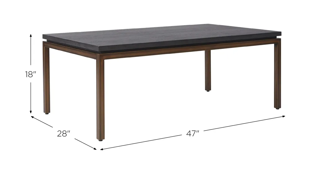 Lucius Coffee Table Dimensions