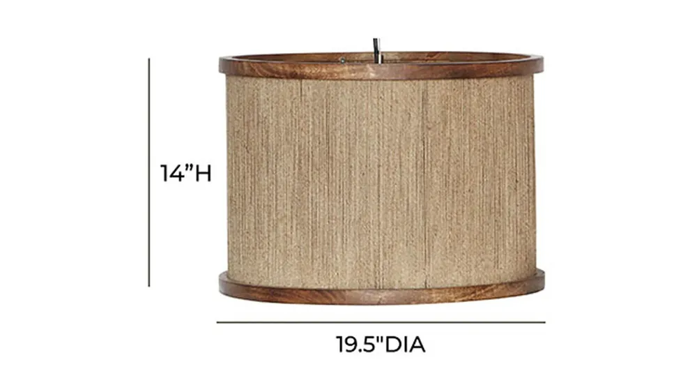 Mariana Pendant Lamp Dimensions