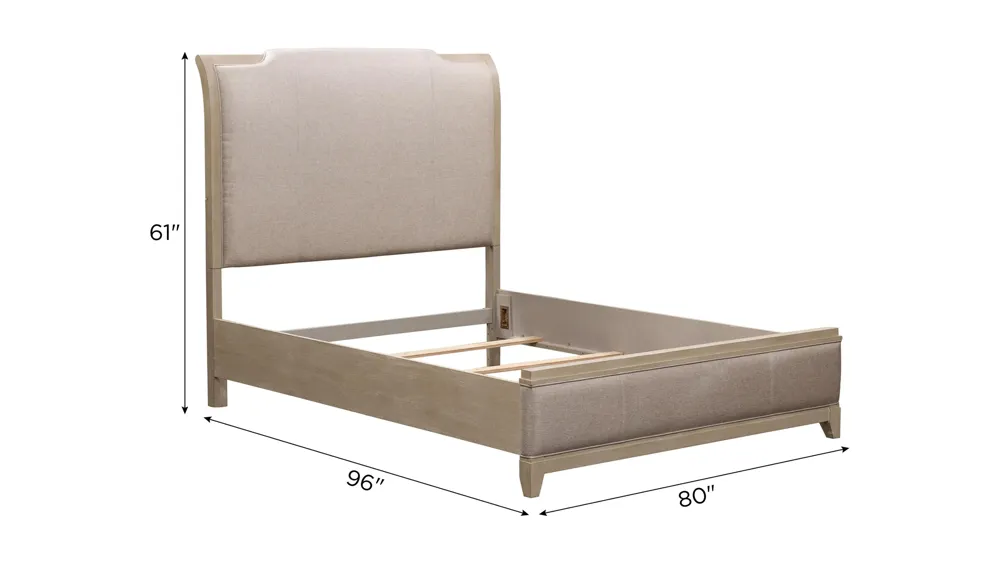 Montara Upholstered Bed Dimensions