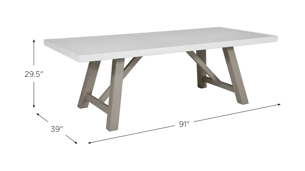 Mills Dining Table Dimensions