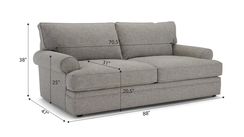 Nelson Loveseat Dimensions