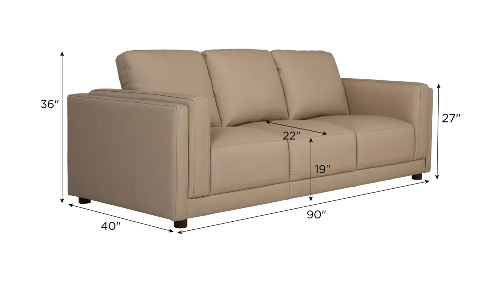 Marni Leather Sofa Dimensions