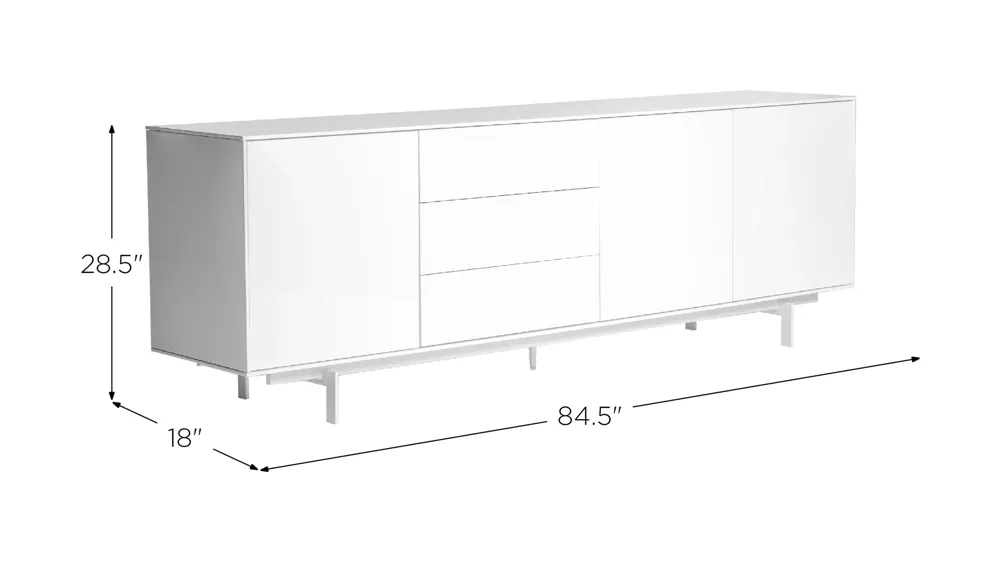 Birmingham 84" Sideboard Dimensions