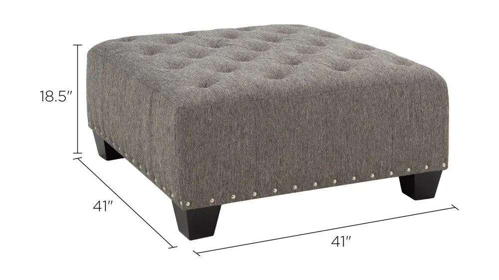 Carrington Cocktail Ottoman Dimensions