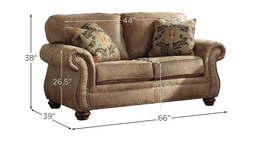 Larkinhurst Loveseat Dimensions