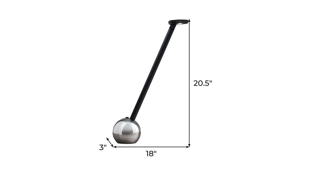 Kiu LED Desk Lamp Dimensions