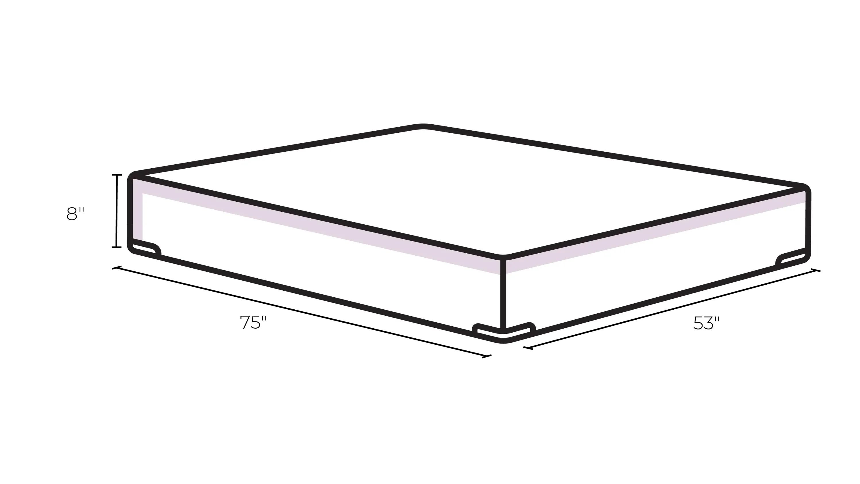 スフィア Spring is here Crystal Spring Box HOMZENE 8 in. High Twin Size Profile Metal Box Spring with