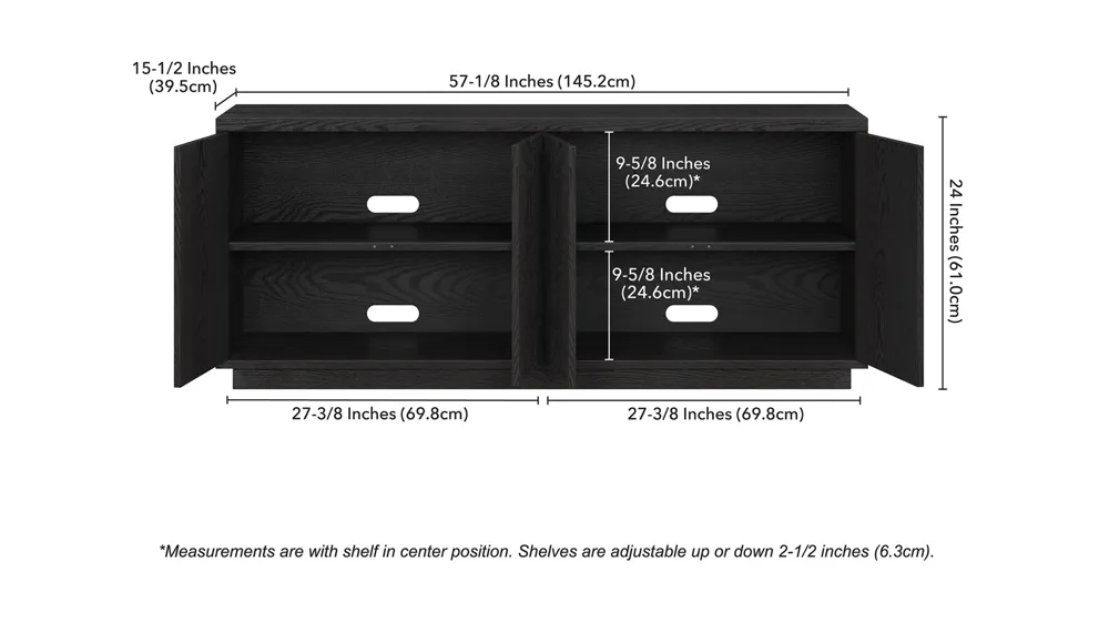 Hanson TV Stand Dimensions