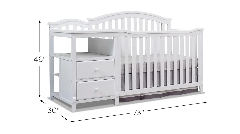 Berkley Crib & Changer Dimensions