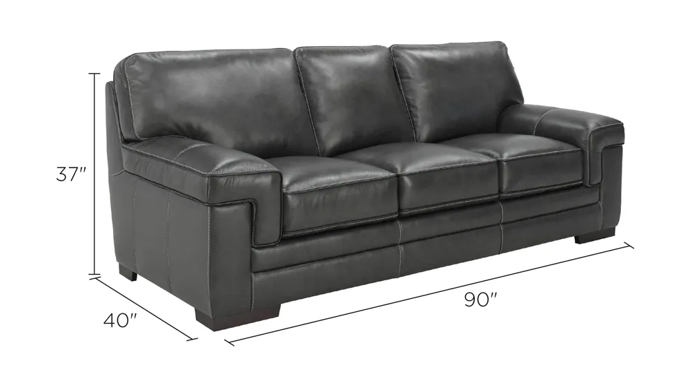 Colton Leather Sofa Dimensions