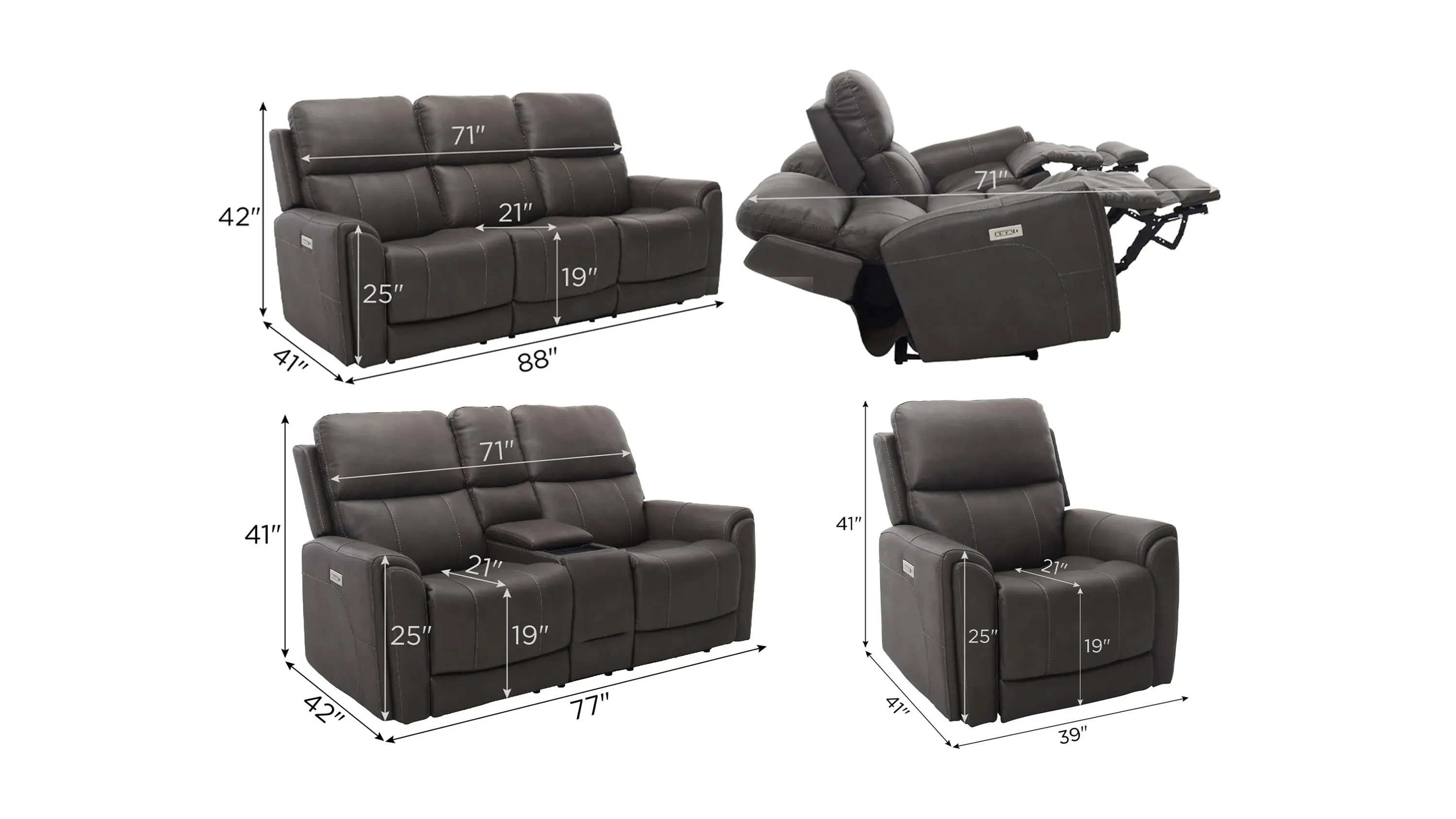 Calvin Living Room Set | Raymour & Flanigan