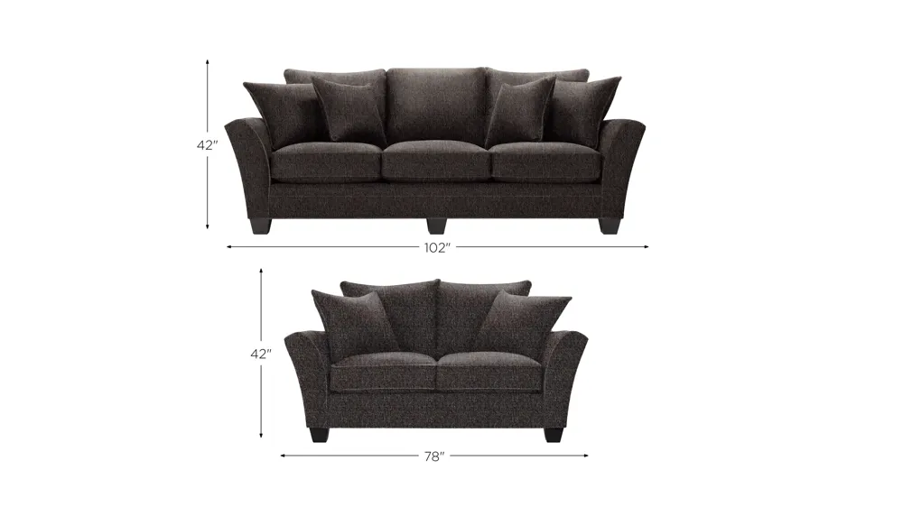 Briarwood Living Room Set Dimensions