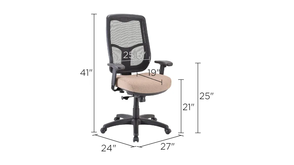 Tempur-Pedic Home Office Chair Dimensions