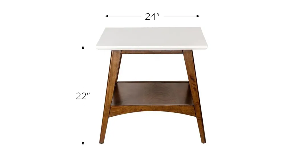 Charlevoix Square End Table Dimensions