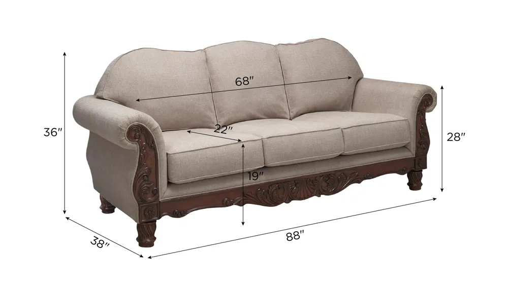 Palazzo Sofa Dimensions