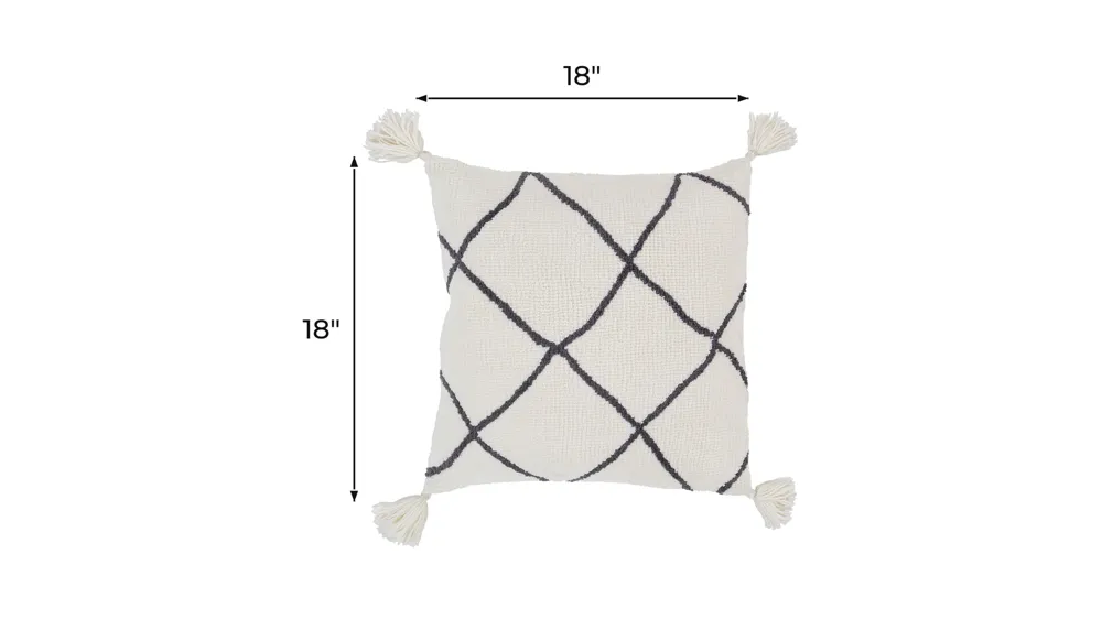 Braith 18" Down Filled Throw Pillow Dimensions