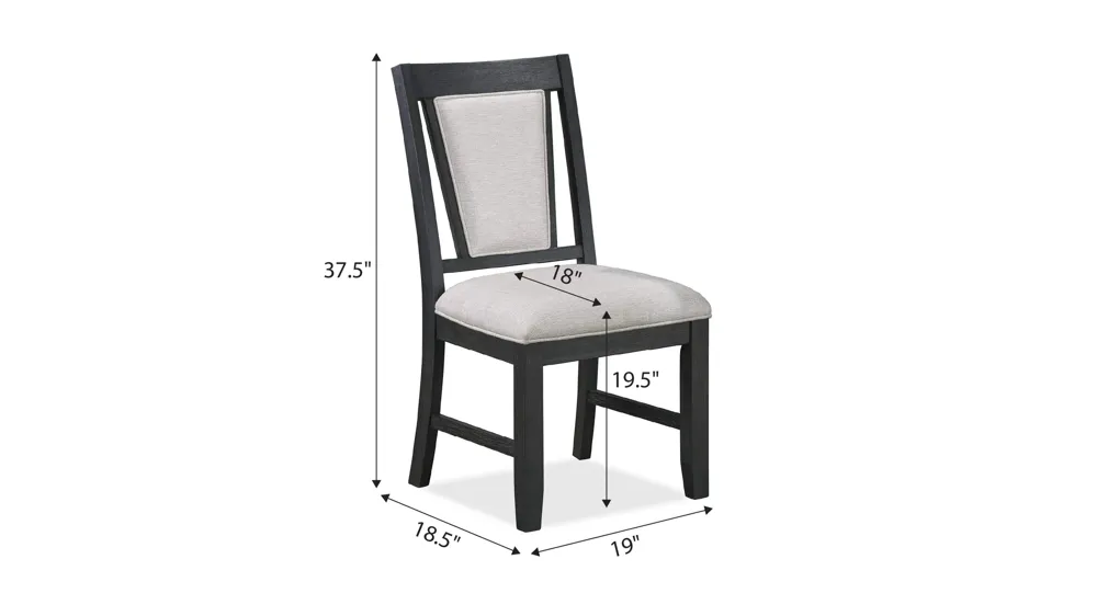 Stevens Side Chair - Set of 2 Dimensions