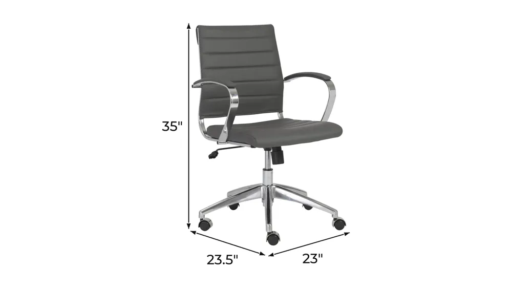 Axel Low Back Office Chair Dimensions