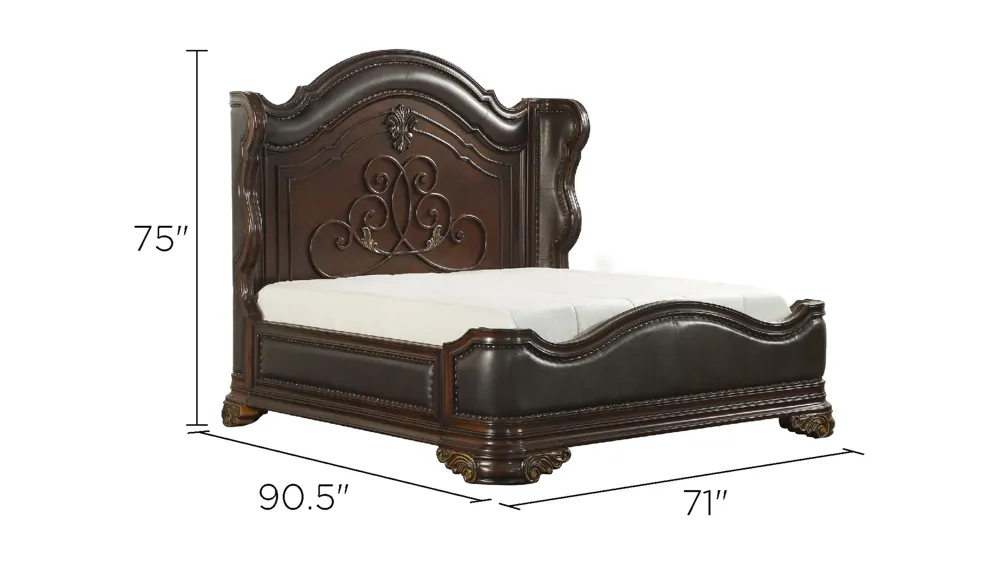 Abutilon Platform Bed Dimensions