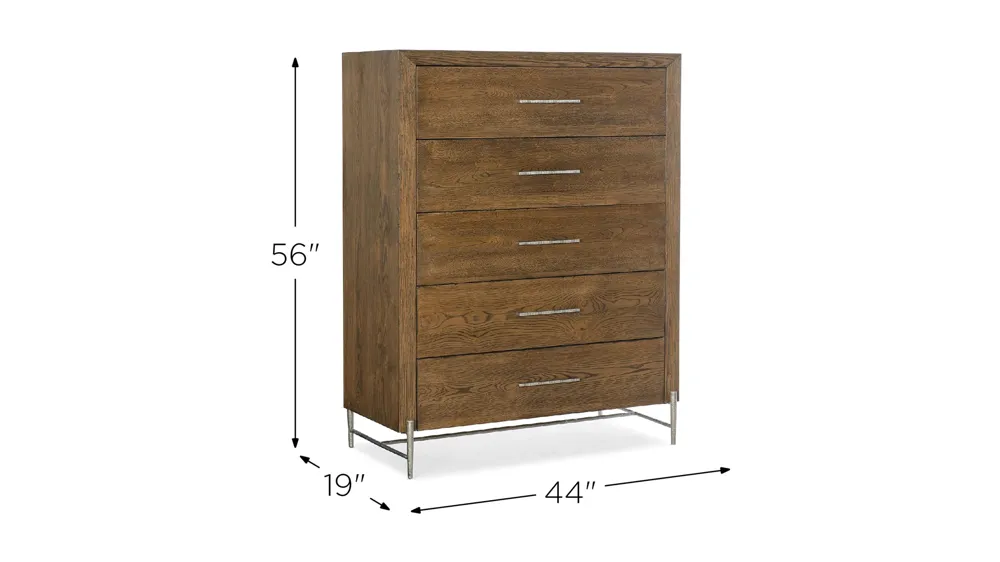 Chapman Five-Drawer Chest Dimensions