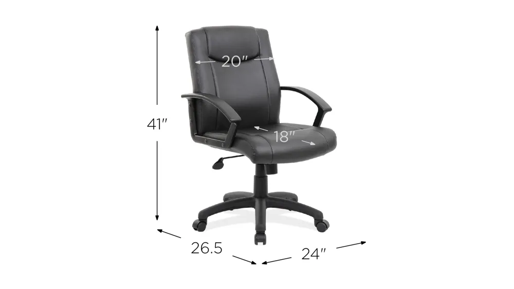 Comet Executive Office Chair Dimensions