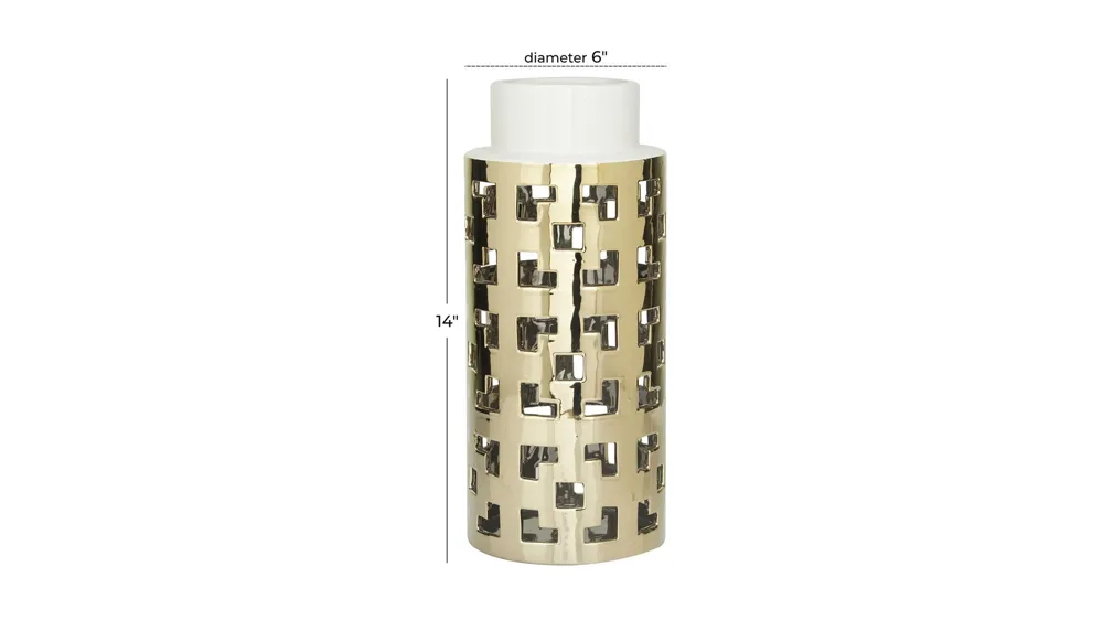 Ivy Collection Spa Day Vase Dimensions