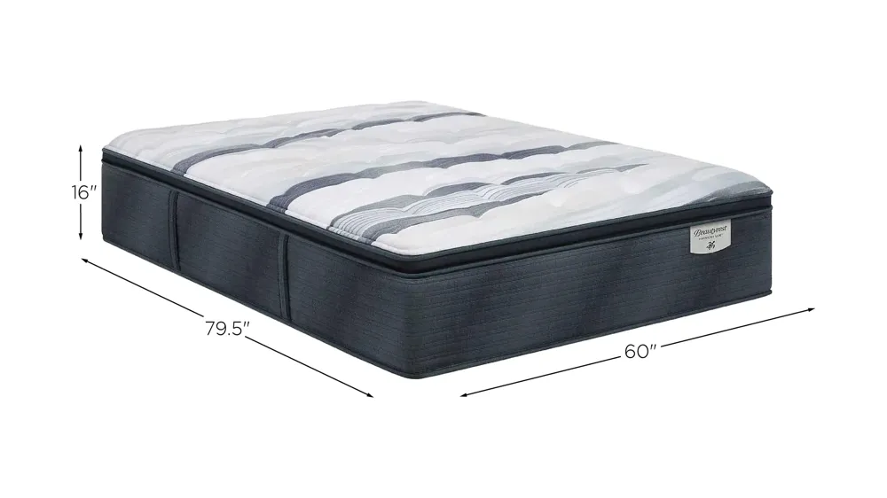 Beautyrest Harmony Lux Coral Island Plush Pillow Top Mattress Dimensions