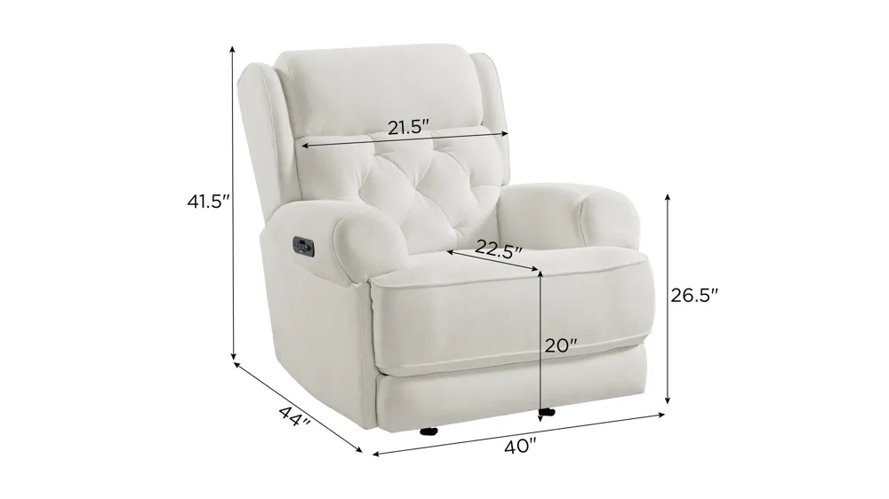 Abby Glider Rocker Dimensions