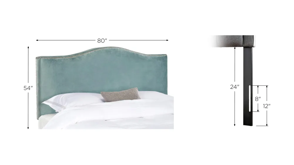 Jeneve Upholstered Headboard Dimensions