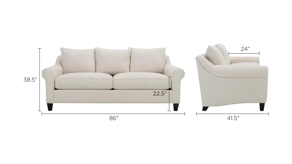 Gemma Sofa Dimensions