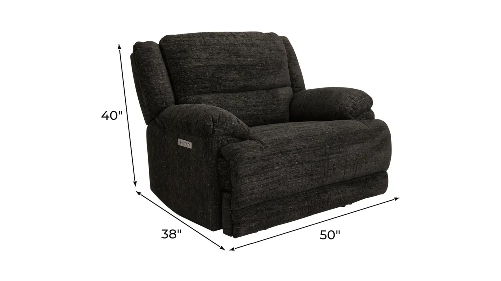 Filmore Dual Power Recliner Dimensions