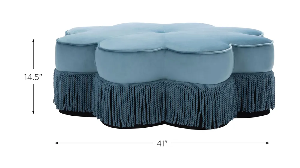 Harrison Flower Ottoman Dimensions