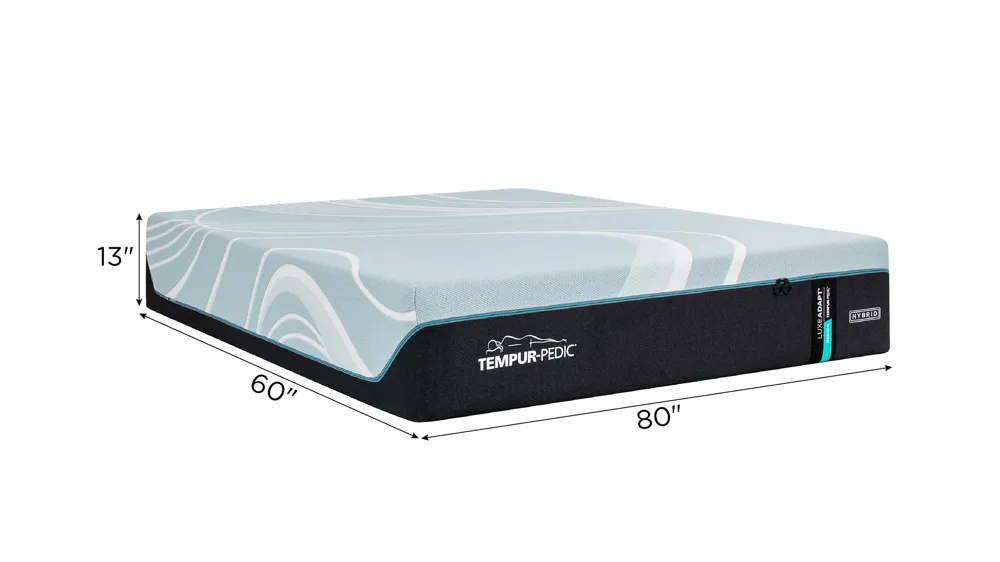 Tempur-Pedic Luxe Adapt 2.0 Medium Hybrid Mattress Dimensions
