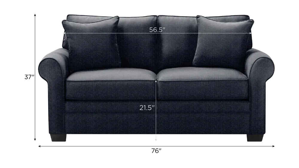 Wellsley Loveseat Dimensions