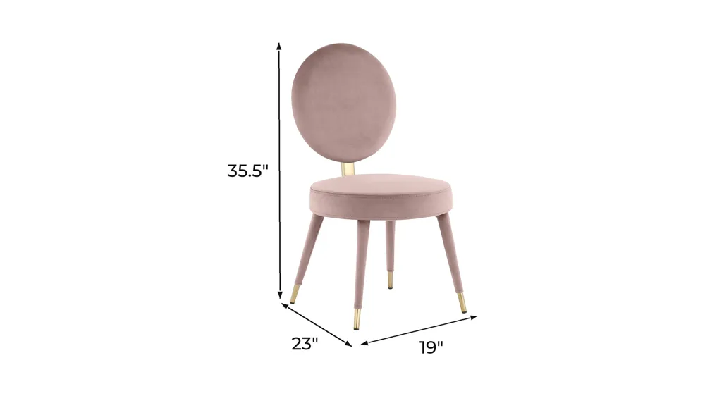 Brandy Dining Chair - Set fo 2 Dimensions
