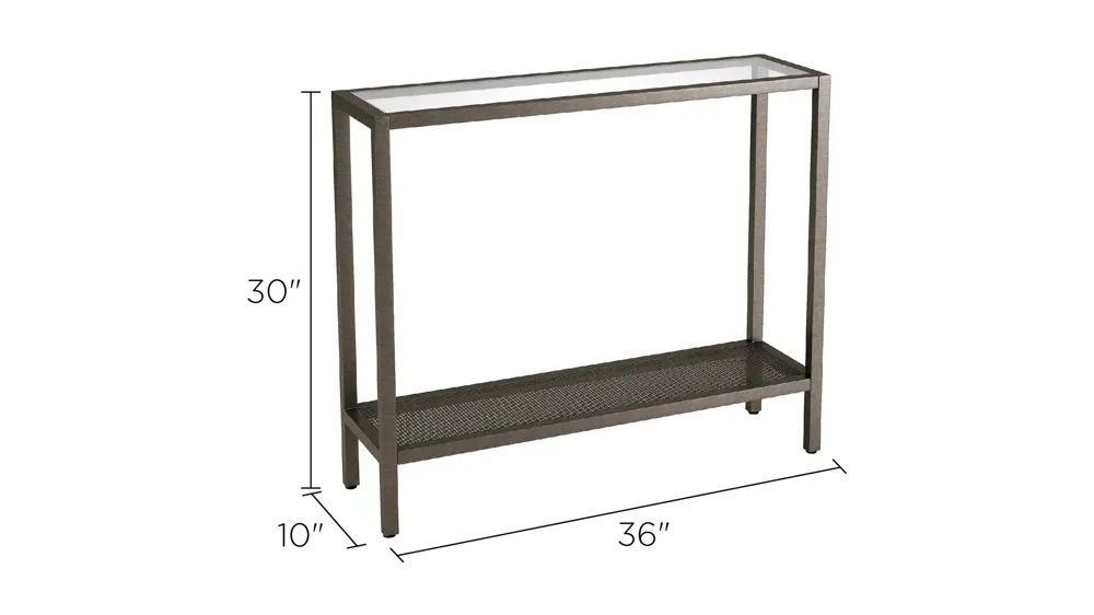 Aira Rectangular Sofa Table Dimensions