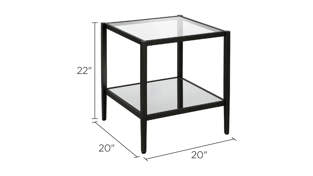 Hera Square Side Table Dimensions