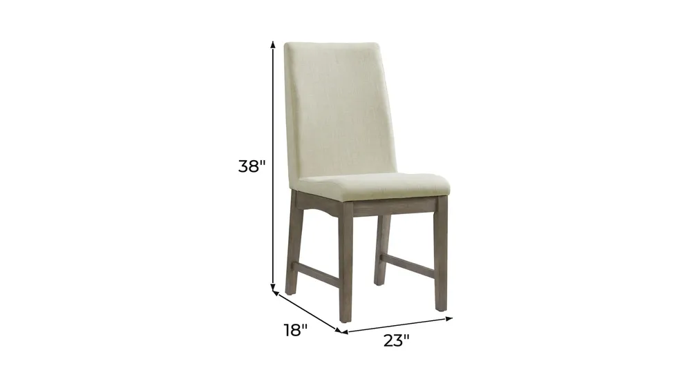 Simms Dining Side Chair - Set of 2 Dimensions