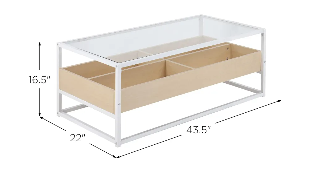 Displar Coffee Table Dimensions