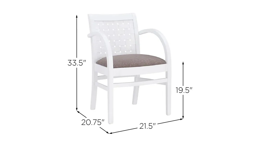 Saura Arm Chair Dimensions