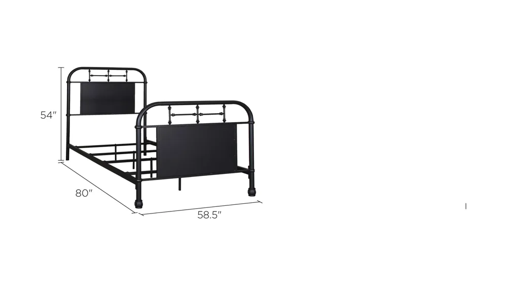 Vintage Series Metal Bed Dimensions