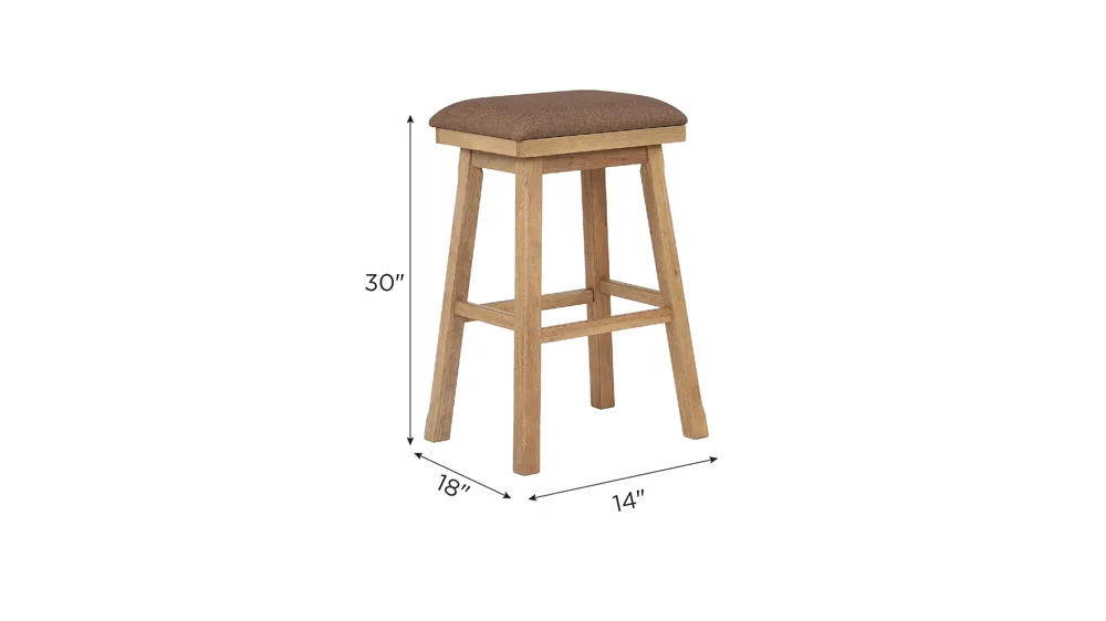Brownstone Stool- Set of 2 Dimensions