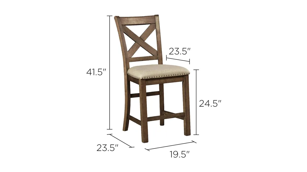 Montana Counter Height Stool Dimensions