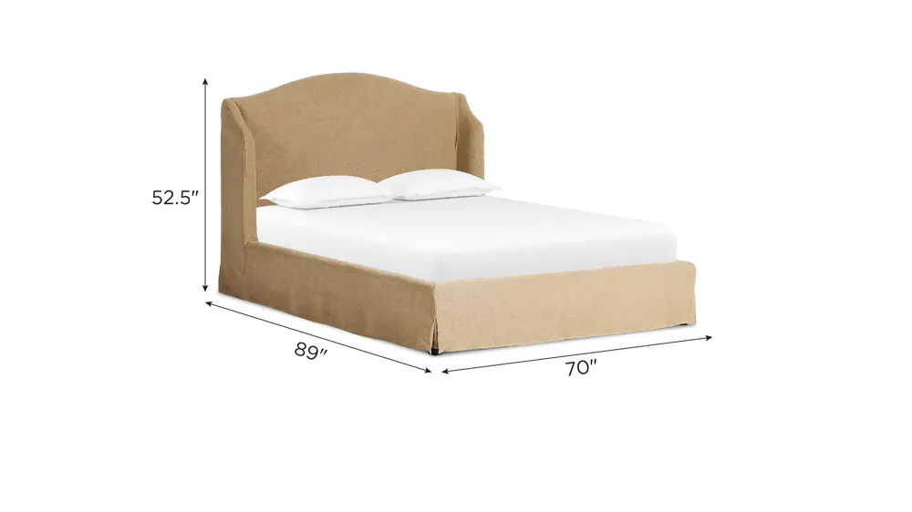 Meryl Slipcover Bed Dimensions