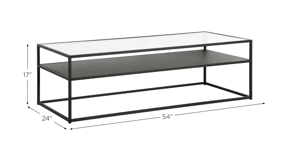Jane 54" Coffee Table Dimensions