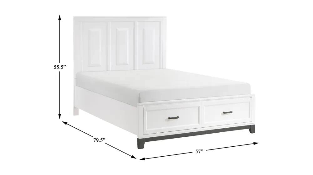 Faustina Platform Storage Bed Dimensions