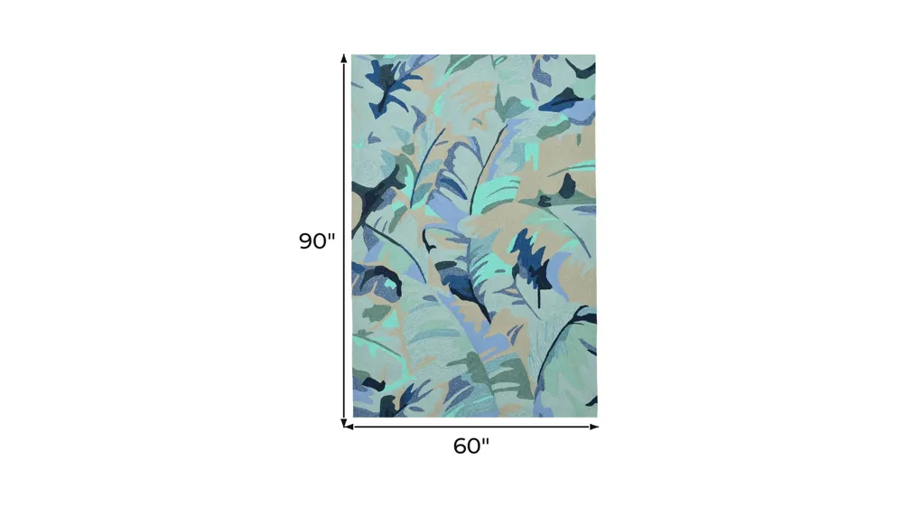 Leaf Indoor/Outdoor Area Rug Dimensions