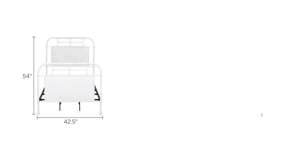 Vintage Series Metal Bed Dimensions