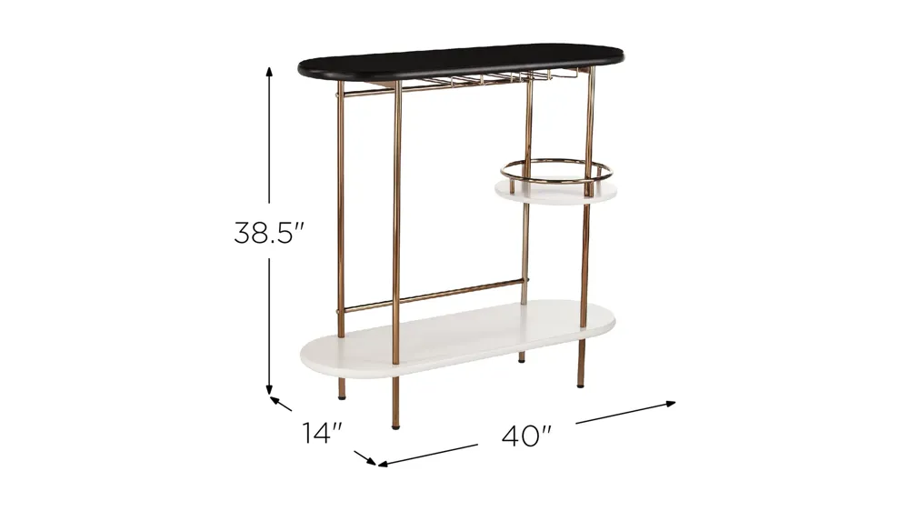Cannock Wine/Bar Table Dimensions