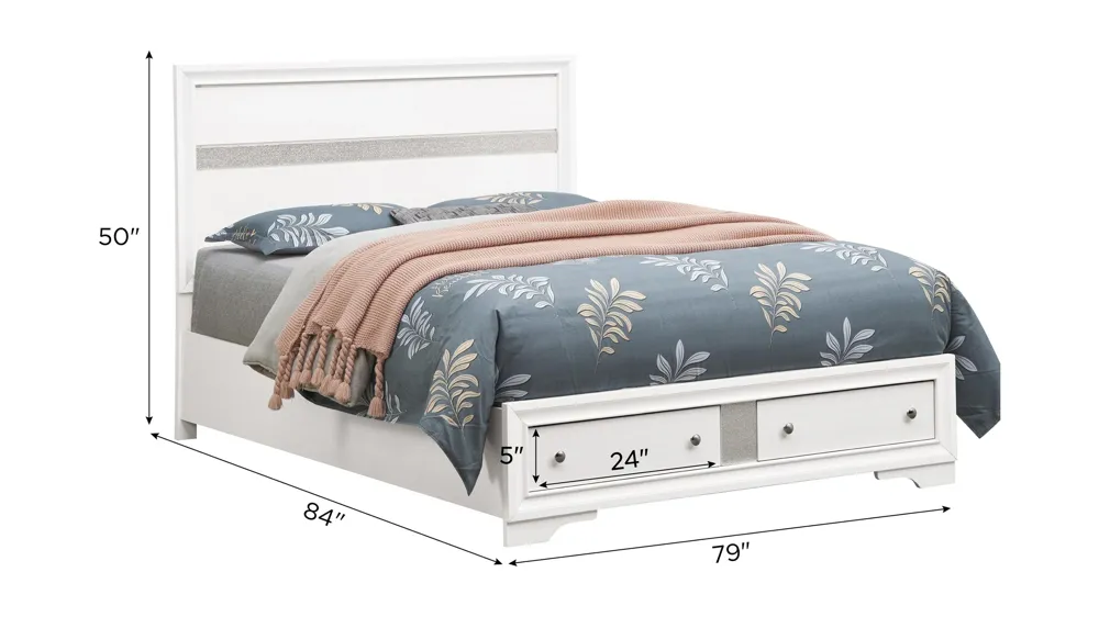 Madrid Storage Bed Dimensions